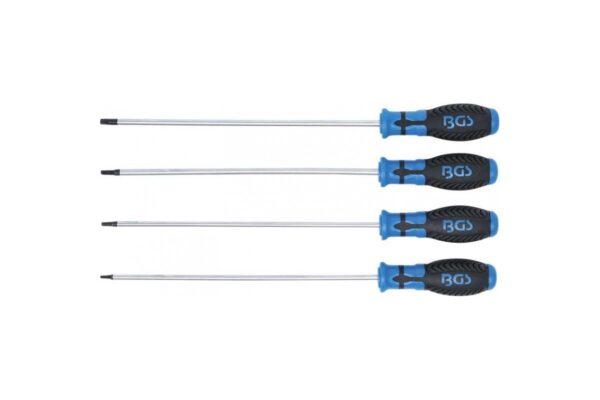 Σετ Κατσαβίδια torx έξτρα μακριά σετ T15 - T20 - T25 - T30 | 4 τεμαχίων BGS Γερμανίας (BGS-4943) - Image 2