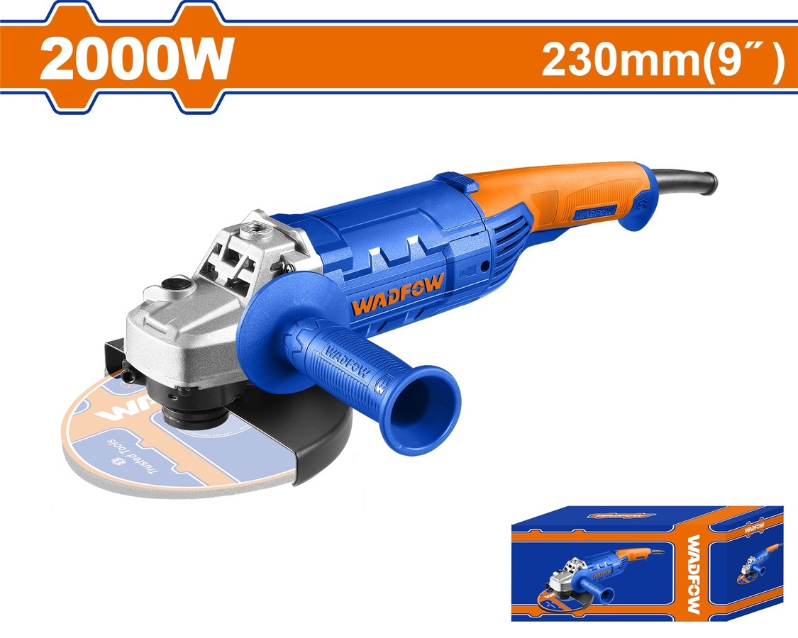WADFOW ΓΩΝΙΑΚΟΣ ΤΡΟΧΟΣ 2.000W / 230mm (WAG852001)"