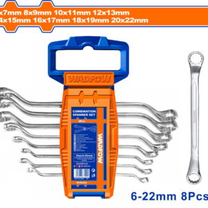 WADFOW ΣΕΤ ΠΟΛΥΓΩΝΑ ΚΛΕΙΔΙΑ 8ΤΕΜ / 6Χ7 - 20Χ22 (WFR3208)