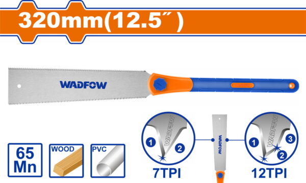 WADFOW ΠΡΙΟΝΙ ΔΙΠΛΗΣ ΚΟΠΗΣ 320mm (WHWD112)"