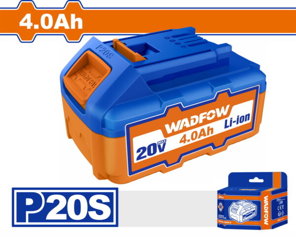 WADFOW ΜΠΑΤΑΡΙΑ Li-ion 20V / 4Ah (WLBP540)"