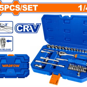 WADFOW ΚΑΣΕΤΙΝΑ ΚΑΡΥΔΑΚΙΑ 1/4" 45ΤΕΜ (WST4D45)"