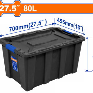 WADFOW ΠΛΑΣΤΙΚΟ ΚΟΥΤΙ ΑΠΟΘΗΚΕΥΣΗΣ ΜΑΥΡΟ 27.5" / 80Lit (WTB3380)"