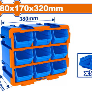 WADFOW ΣΥΡΤΑΡΙΕΡΑ ΑΠΟΘΗΚΕΥΣΗΣ ME ΣΚΑΦΑΚΙΑ 380X170X320mm (WTB8330)"