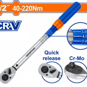 WADFOW ΔΥΝΑΜΟΚΛΕΙΔΟ 1/2" 430mm / 40-220Nm (WWQ1D12)"