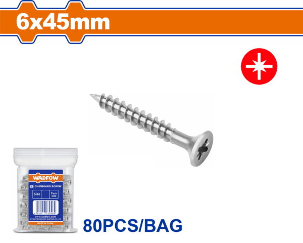 WADFOW ΝΟΒΟΠΑΝΟΒΙΔΑ ΓΑΛΒ. 6 Χ 45mm 80TEM (WXS596A09)"