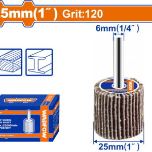 WADFOW ΠΟΛΥΠΤΕΡΟ ΓΥΑΛΟΧΑΡΤΟ ΔΡΑΠΑΝΟΥ Φ-25mm Ρ120 (WYW2504)