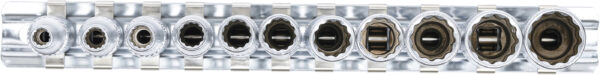 Καρυδάκια 1/4 πολύγωνα μακριά 11 τεμαχίων 4 -13 mm BGS Γερμανίας (BGS-5251) - Image 2
