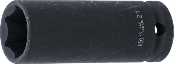 Καρυδάκι 1/2 αέρος εξάγωνο μακρύ 21 mm BGS Γερμανίας (BGS-7221) - Image 4