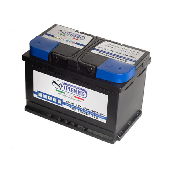 VPM ΜΠΑΤΑΡIA 75Ah (278x175x190) EN680 ΔΕΞ.TOP ENERGY (B014C)
