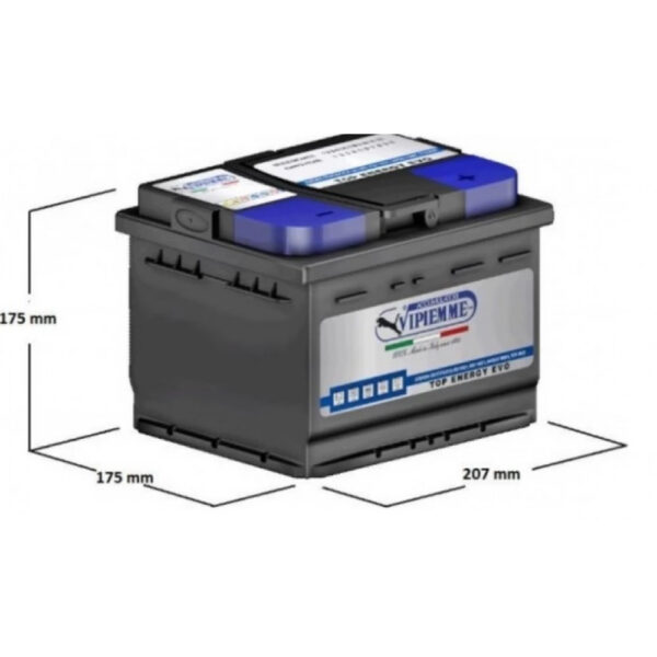 VPM ΜΠΑΤΑΡIA 45Ah (207x175x175) EN390 ΔΕΞ.TOP ENERGY (B032C)