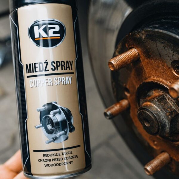 ΣΠΡΕΙ ΓΡΑΣΟ ΧΑΛΚΟΥ - K2 W122 COPPER SPRAY 400ml - Image 2