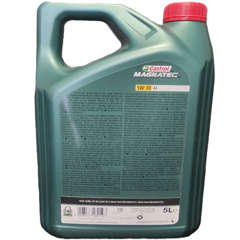 FORD CASTROL MAGNATEC PROFESSIONAL A5 5W-30 5LTR - Image 2